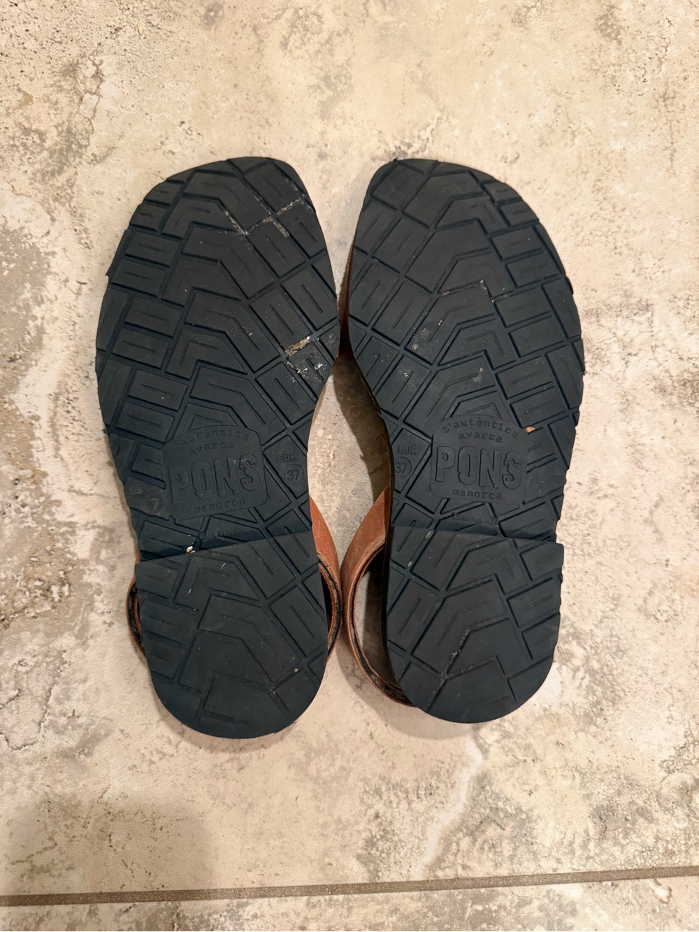 Pons Tan Leather Slingback Sandals - Women's - Picture 3 of 3